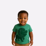 t-shirt bébé garçon fille enfant nounababy Dakar Senegal vert lion