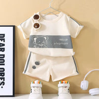 Ensemble enfant beige gis coton garçon Dakar