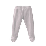 ALT : Pantalon bébé avec pieds en coton gris , taille 12 mois – disponible à Dakar, Sénégal  
