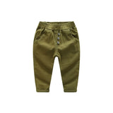 Pantalon en coton doux vert armée pour enfant 2 à 5 ans – NounaBaby Dakar
