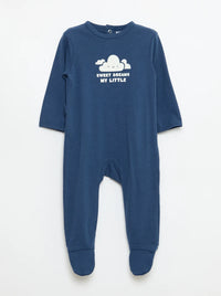 Grenouillère bébé bleu foncé pyjama nuit Dakar Sénégal