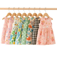 Robes en coton pour fille, plusieurs modèles colorés disponibles à Dakar