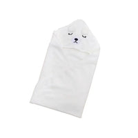 Serviette bébé moelleuse blanc et chaude – NounaBaby Sénégal