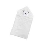 Serviette bébé moelleuse blanc et chaude – NounaBaby Sénégal