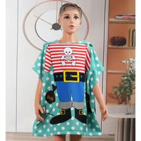 Serviette de bain à capuche enfant motif – NounaBaby Dakar Sénégal vert blanc