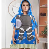 Serviette de bain à capuche enfant motif – NounaBaby Dakar Sénégal bleu