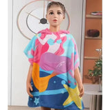 Serviette de bain à capuche enfant motif – NounaBaby Dakar Sénégal rose bleu