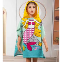 Serviette de bain à capuche enfant motif – NounaBaby Dakar Sénégal sirène 