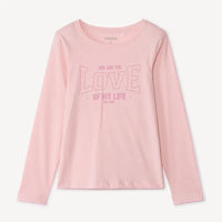 T-shirt rose fille message love coton NounaBaby Sénégal