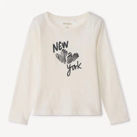 T-shirt fille imprimé New York coton doux NounaBaby Daka