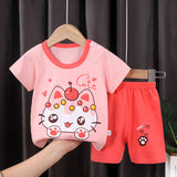 Ensemble "Chaton Gourmand" rose et corail , nounababy Dakar Senegal