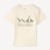 T-shirt enfant écru print dinosaures Team Dino – boutique bébé Dakar NounaBaby