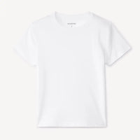 T-shirt garçon blanc uni coton léger respirant – vêtements enfant Sénégal NounaBaby