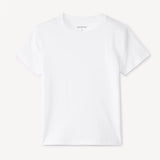 T-shirt garçon blanc uni coton léger respirant – vêtements enfant Sénégal NounaBaby