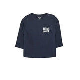 Haut bleu marine enfant 4 ans en jersey de coton doux boutique NounaBaby Sénégal.
