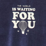 Détail motif fantaisie grenouillère bébé velours Dakar